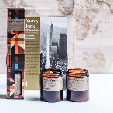 NATURALNA ŚWIECA SOJOWA - NEW YORK 16:28 ginger&grapefruit I 180ml